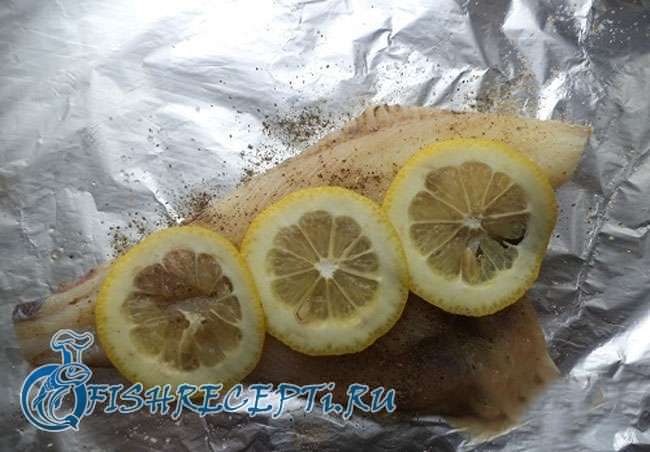 камбала с лимонов в духовке